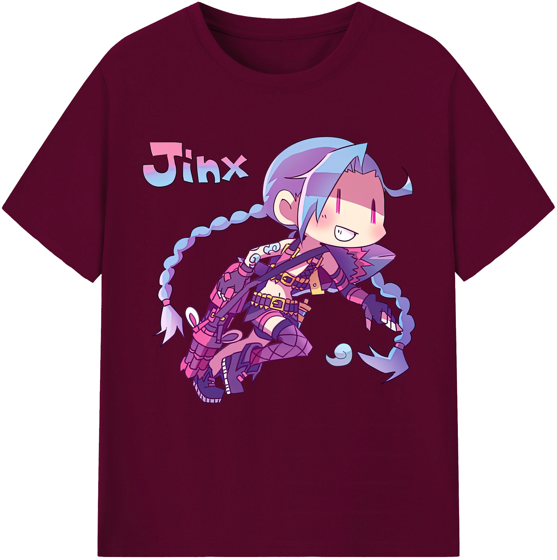 （画像用） リーグ・オブ・レジェンド League of Legends LOL レディースカジュアルプリントTシャツ（綿100％）